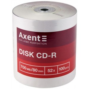 Диск CD-R "AXENT" 700Mb 52x bulk 100шт   8101-А