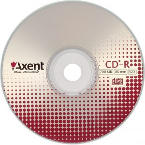 Диск CD-R "AXENT" 700Mb 52x bulk 50шт 8102-А