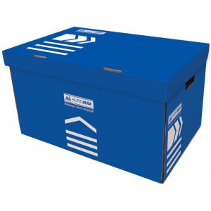 Короб для архівних боксів, 560х380х265 мм, синій "BuroMax" BM.3270-02