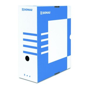 Бокс для архівації документів, 120 мм, синій "Donau" 7662301PL-10