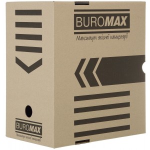 Бокс для архівації документів 200мм, крафт, JOBMAX "BuroMax" BM.3263-34