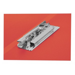 Папка з боковим притиском, А4, червона, JOBMAX "BuroMAX" BM.3401-05