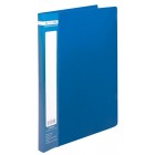 Папка пластикова зі швидкозшивачем, JOBMAX, A4, синя "BuroMAX" BM.3406-02