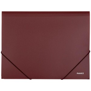 Папка на гумках А4, бордова "Axent" 1508-04-A