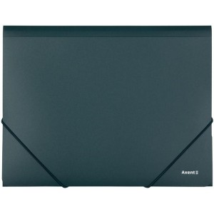 Папка на гумках А4, зелена "Axent" 1508-05-А