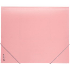 Папка на гумках А5, рожева Pastelini "Axent" 1514-10-A