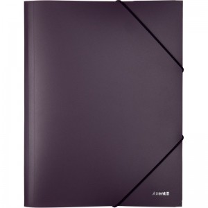 Папка на гумках А4, сливова "Axent" 1508-11-A