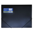 Папка на гумках А4, чорна "BuroMAX" BM.3913-01
