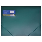 Папка на гумках А4, зелена "BuroMAX" BM.3913-04
