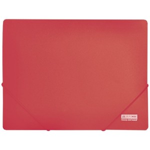 Папка на гумках А4, червона, JOBMAX "BuroMAX" BM.3911-05