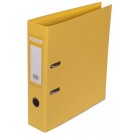 Папка-реєстратор двостороння ELITE, А4, ширина торця 70 мм, жовта "BuroMAX" BM.3001-08