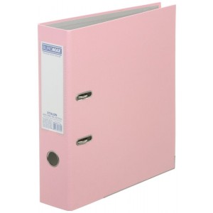 Папка-реєстратор одностороння, А4 ETALON PASTEL, 70мм, рожева "BuroMAX" BM.3017-10c