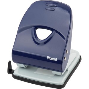 Діркопробивач Exakt-2 метал., 40арк, синій "Axent" 3940-02-А