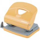 Діркопробивач Exakt-2 метал., 30арк, Earth colors жовтий "Axent" 3930-26-А