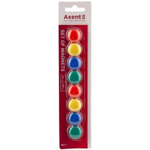 Набір магнітів 8шт.х20мм "Axent" 9820-А