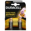 Батарейка Duracell AA Basic alkaline 1,5V (LR6-B2, MN1500),  1 шт (s.58163)
