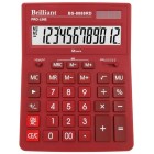 Калькулятор 12р, 155х205х35 мм "Brilliant" BS-8888RD