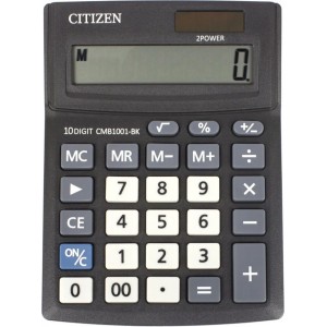 Калькулятор 10р, 102х137х31 мм "Citizen" CMB1001-BK