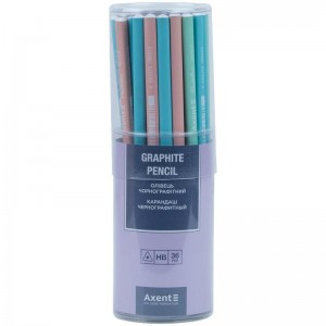 Олівець графітовий НВ Pastelini "Axent" 9010-A