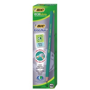 Олівець графітовий НВ пластиковий корпус Evolution "Bic" 650