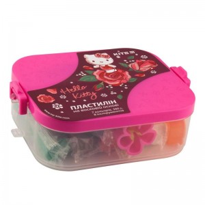 Пластилин 7 цветов, 380гр + 8 инструментов, в боксе Hello Kitty "Kite" HK19-080