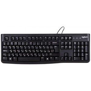 Клавіатура дротова K120 USB UKR OEM Logitech 