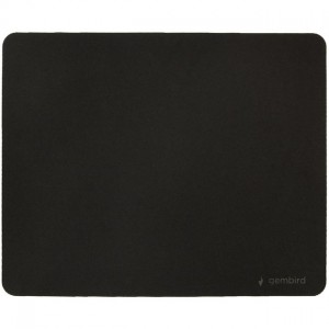 Килимок для миші, 180х220мм Mouse Pad, Black "Gembird" (MP-S-BK)