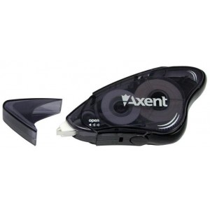 Корректор-лента 5мм х 8м, черная "Axent" 7003-01-A