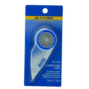Коректор стрічковий, 5 мм х 10 м "BuroMAX" BM.1085