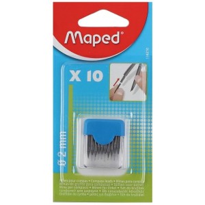 Грифелі для циркуля 2мм (10шт) "Maped" 134210