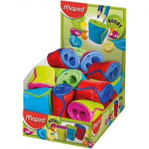 Чинка з контейнером BOOGY, 2 отвори, асорті "MAPED" MP.062211