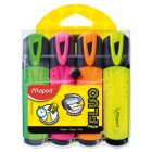 Набір з 4х текст-маркерів FLUO PEPS Classic "MAPED" 742547