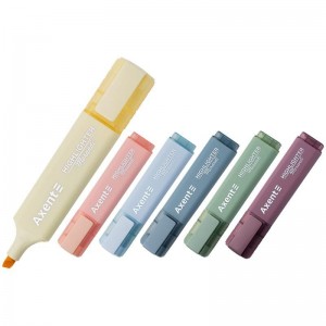 Набір з 6-ти текст-маркерів Highlighter morandi "Axent" 2537-60-A