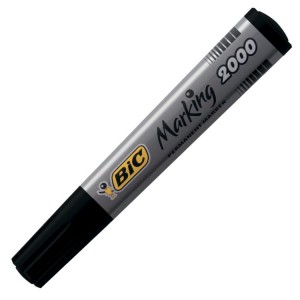 Маркер перманентний 1.7мм, чорний Marking "Bic" bc8209153