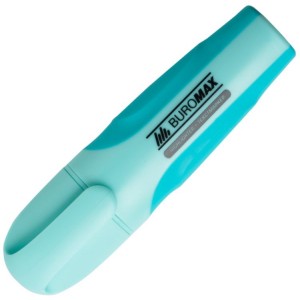 Текст-маркер PASTEL бірюзовий "BuroMAX" BM.8905-06