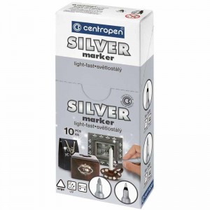 Маркер Silver 2670 1 мм срібний "Centropen"  2670/13
