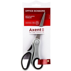 Ножиці Duoton, 20 см, сіро-чорні "Axent" 6302-01-А