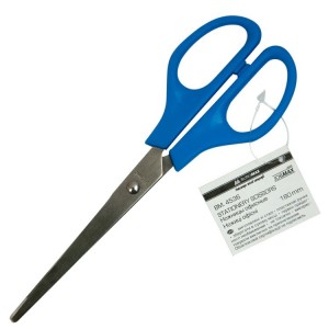 Ножицi офiснi, 180 мм, блакитні, JOBMAX "BuroMAX" BM.4536