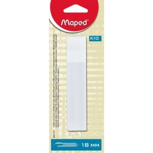 Леза для ножів, 18мм, 10шт. "Maped" MP.640721