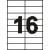 16шт., 105х37мм