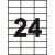 24шт., 70х37мм