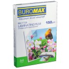 Плівка для ламінування 150 мкм, A4 (216x303мм), 100 шт "BuroMAX" BM.7726