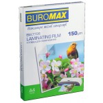 Плівка для ламінування 150 мкм, A4 (216x303мм), 100 шт "BuroMAX" BM.7726