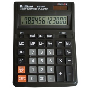 Калькулятор 12р, 153х199х31 мм "Brilliant" BS-0444