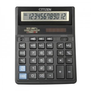 Калькулятор 12р, 158х203х31 мм "Citizen" SDC-888T II