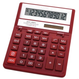 Калькулятор 12р, 158х203х31 мм "Citizen" SDС-888XRD