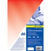 Обкладинка пластикова прозора А4, 180мкм, 50шт, червона "BuroMAX" ВМ.0560-05