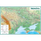 1869 Україна. Загальногеографічна карта, м-б 1:1 000 000 (на картоне)