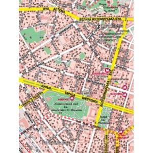 7017 Київ. План міста, м-б 1:15 000 (2 аркуші на картоні на планках)