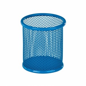 Підставка для ручок кругла 90х90х100мм, метал, синій, KIDS Line "ZiBi" 3100-02